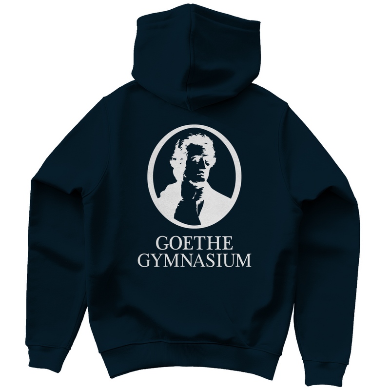 Herren Hoodie Goethe Gymnasium white-zoom-