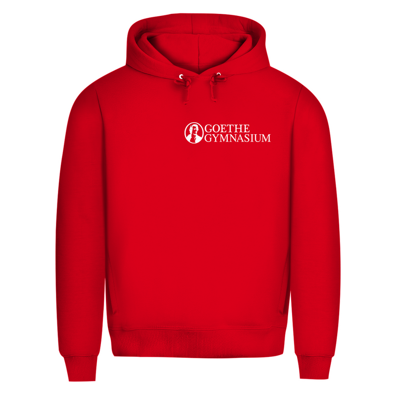 Herren Premium Bio Hoodie Goethe Gymnasium black-zoom-