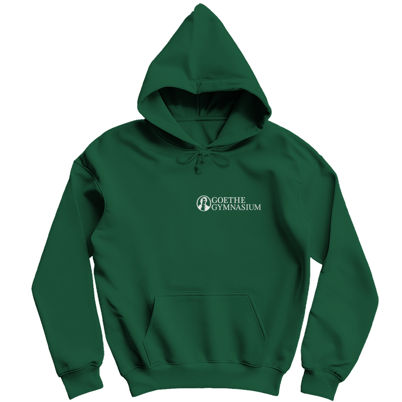 Herren Hoodie Goethe Gymnasium white-zoom-