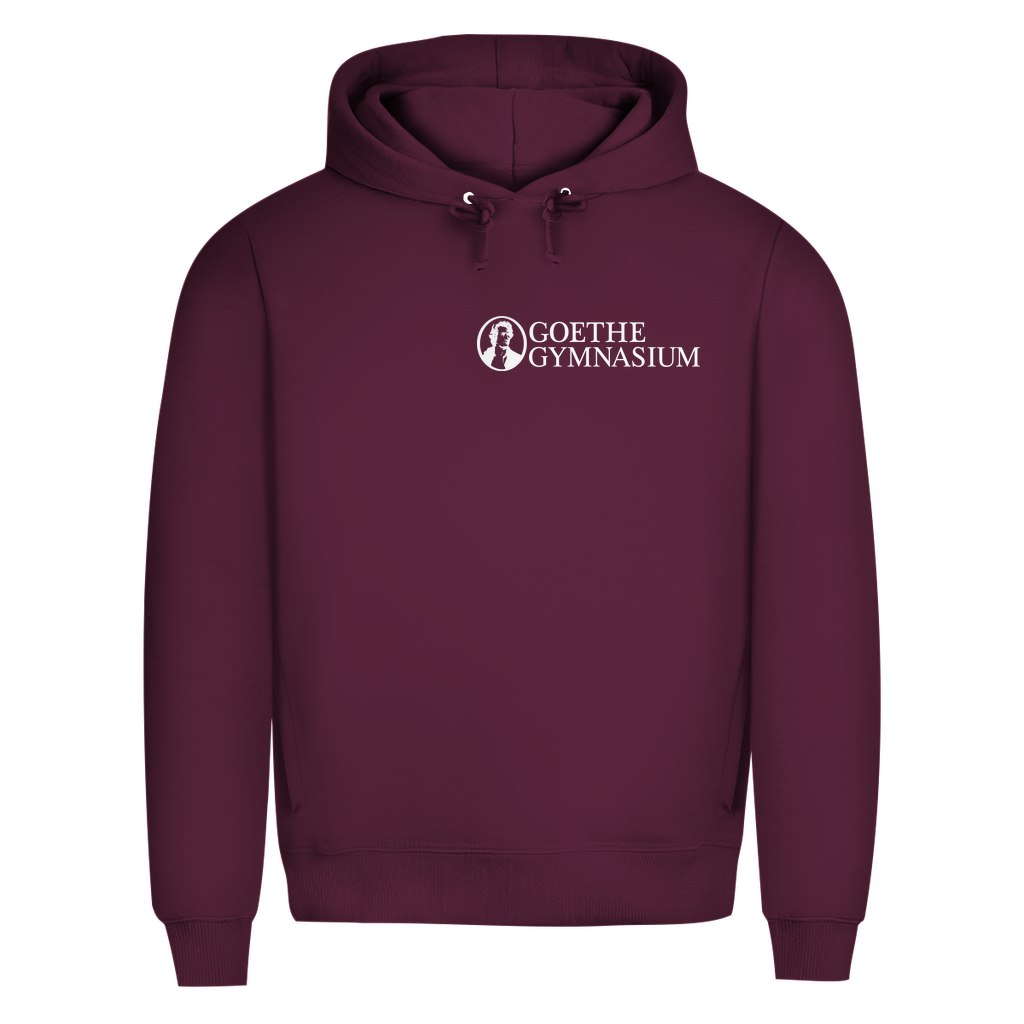 Herren Premium Bio Hoodie Goethe Gymnasium black-5