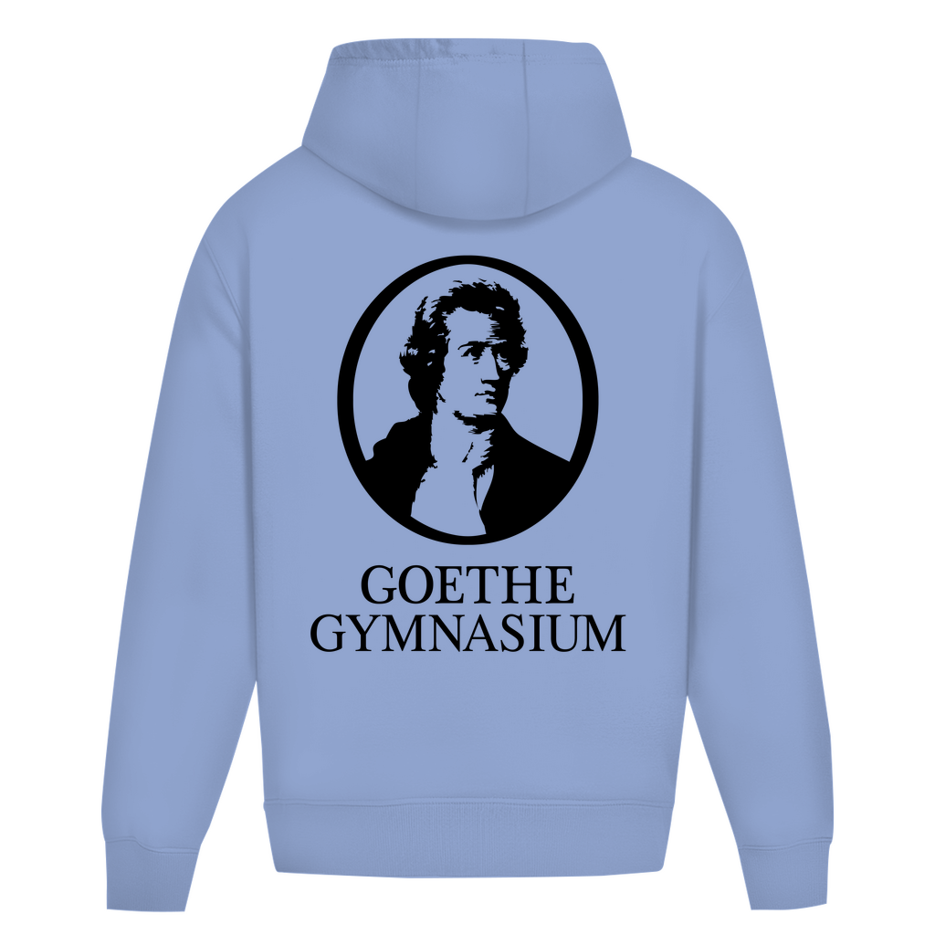Oversize Hoodie Ohne Kordel Goethe Gymnasium white-zoom-8