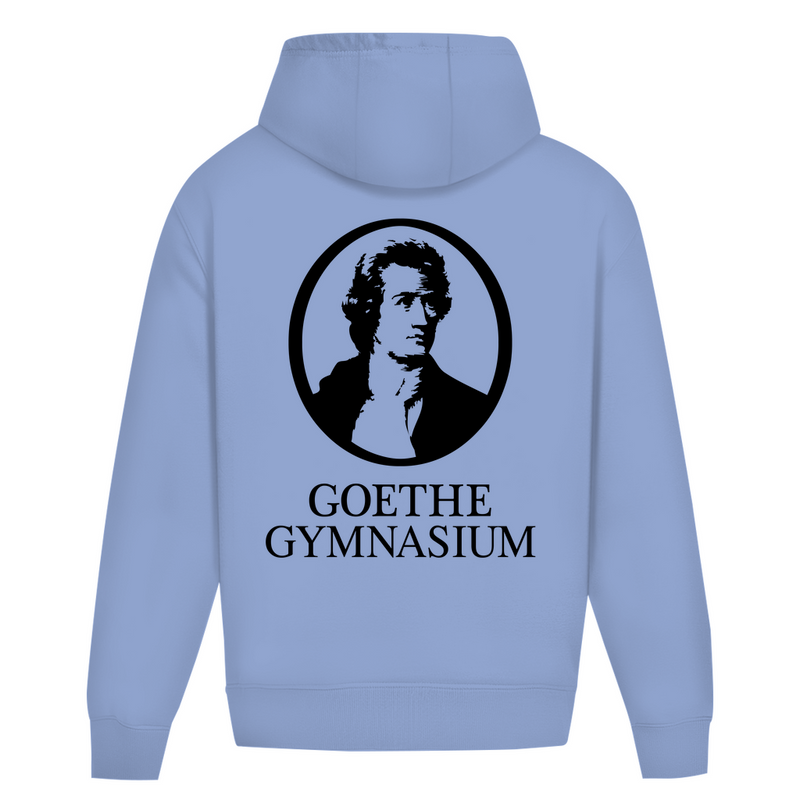 Oversize Hoodie Ohne Kordel Goethe Gymnasium white-zoom-