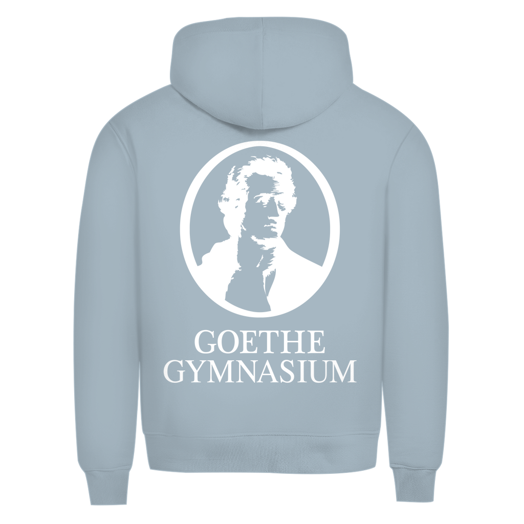 Herren Premium Bio Hoodie Goethe Gymnasium black-14