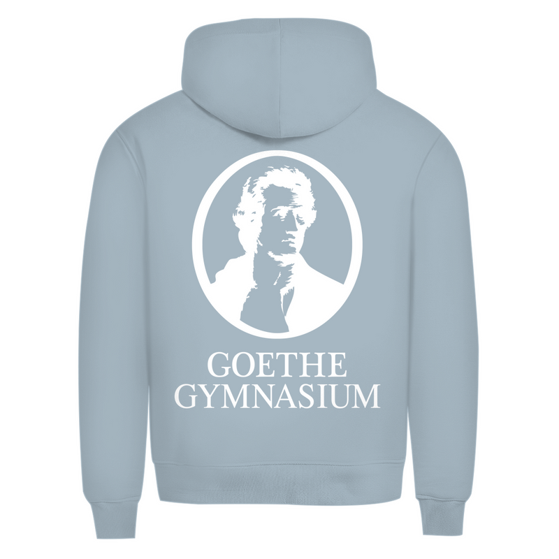 Herren Premium Bio Hoodie Goethe Gymnasium black-zoom-