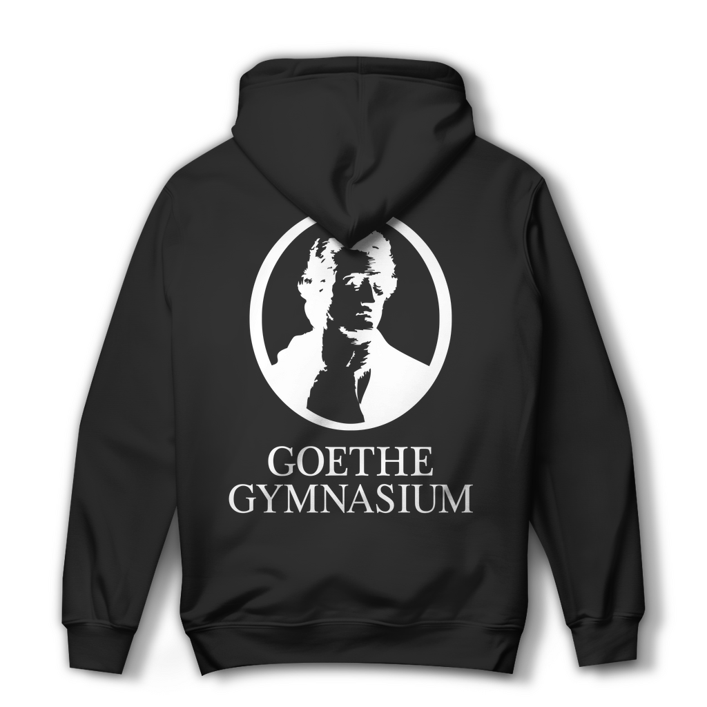 Damen Hoodie Goethe Gymnasium black-2