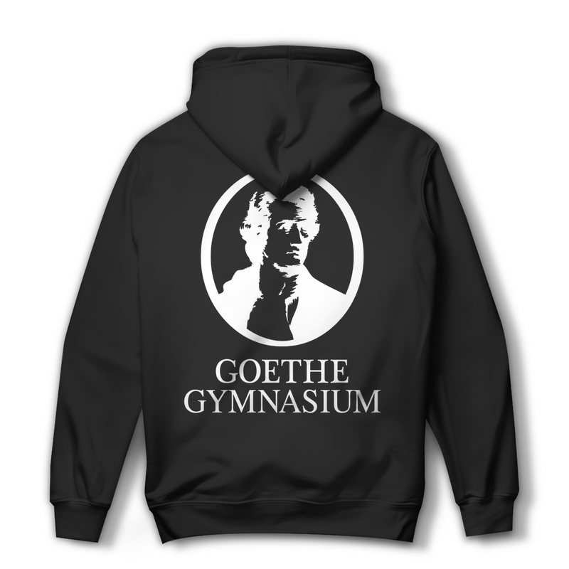 Damen Hoodie Goethe Gymnasium black-zoom-