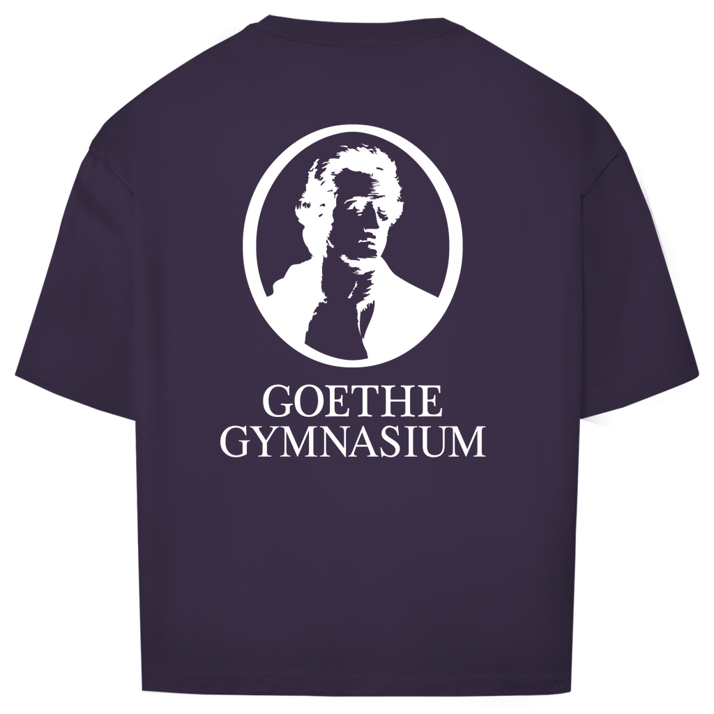 Oversize T-Shirt Goethe Gymnasium white-zoom-10
