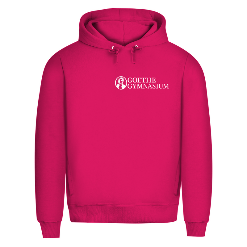 Herren Premium Bio Hoodie Goethe Gymnasium black-zoom-
