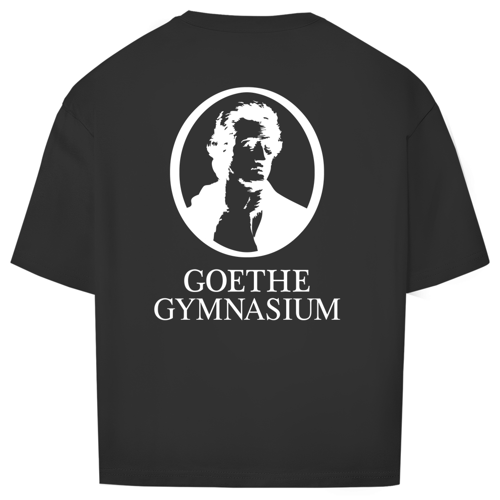 Oversize T-Shirt Goethe Gymnasium white-zoom-2