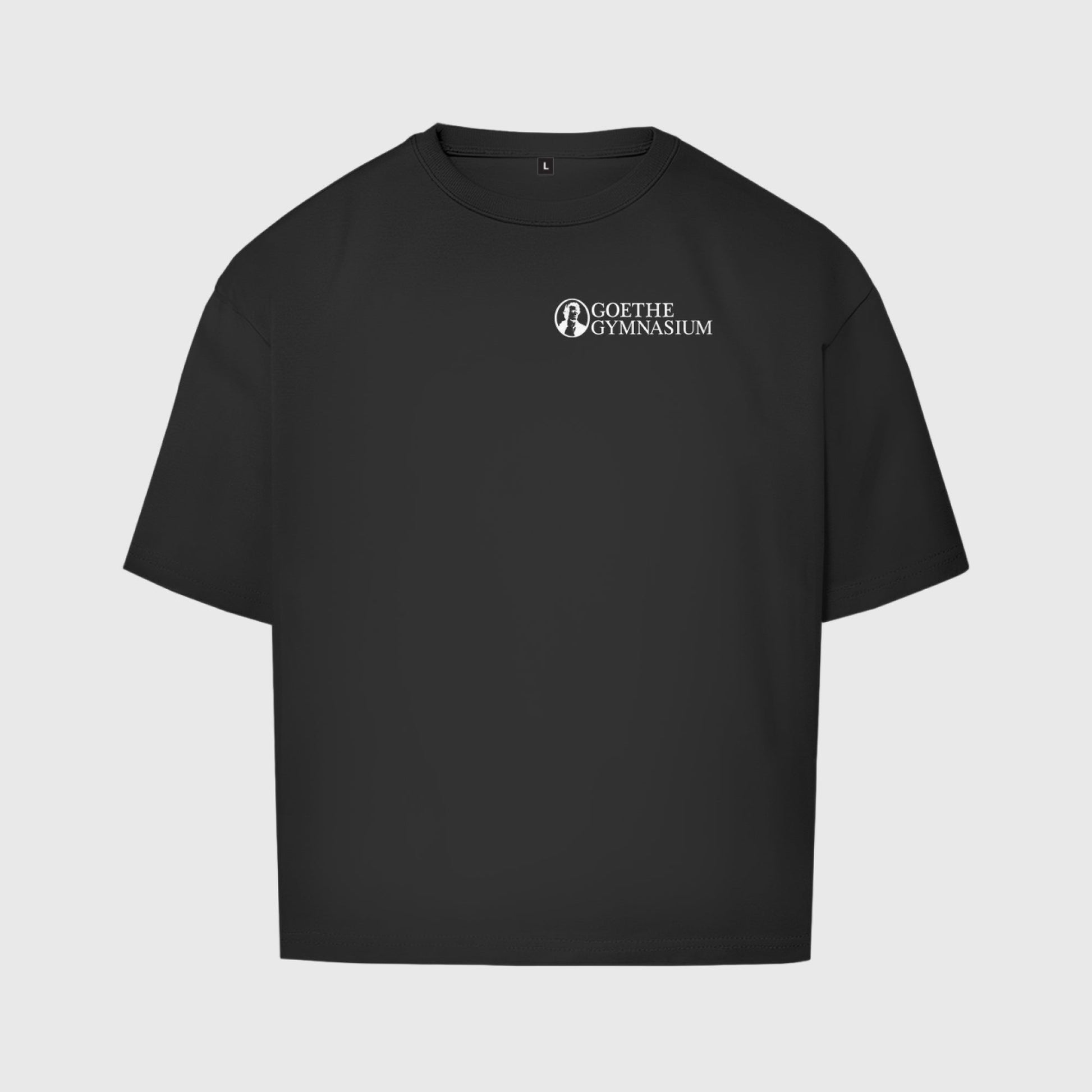 Oversize T-Shirt Goethe Gymnasium white-1