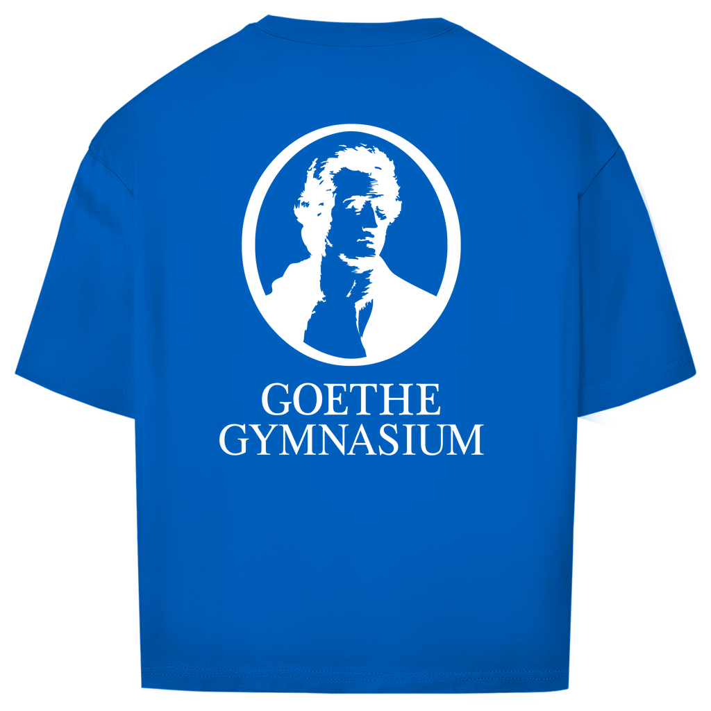 Oversize T-Shirt Goethe Gymnasium white-zoom-6