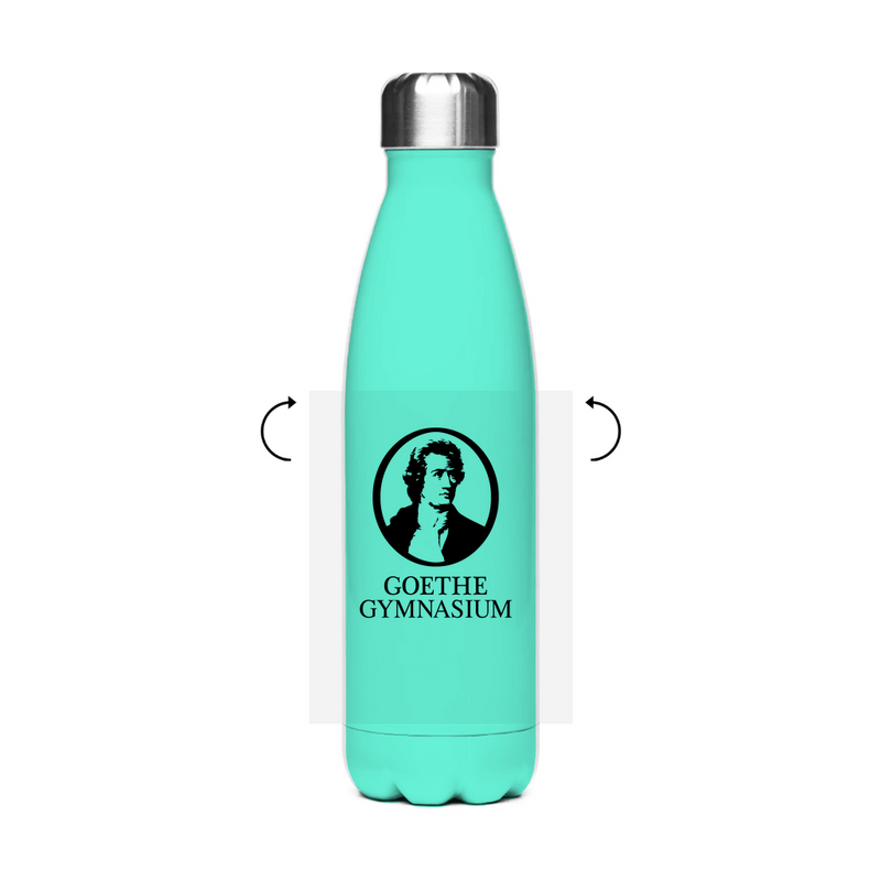 Edelstahl-Thermoflasche Goethe Gymnasium black-zoom-