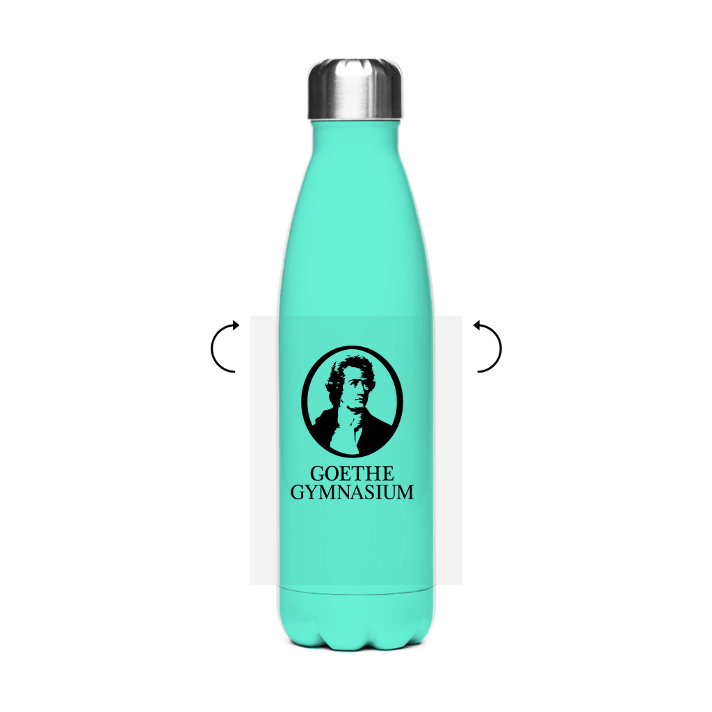 Edelstahl-Thermoflasche Goethe Gymnasium black-6