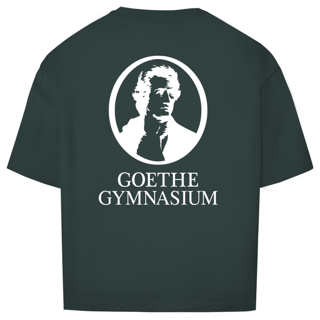 Oversize T-Shirt Goethe Gymnasium white-zoom-4