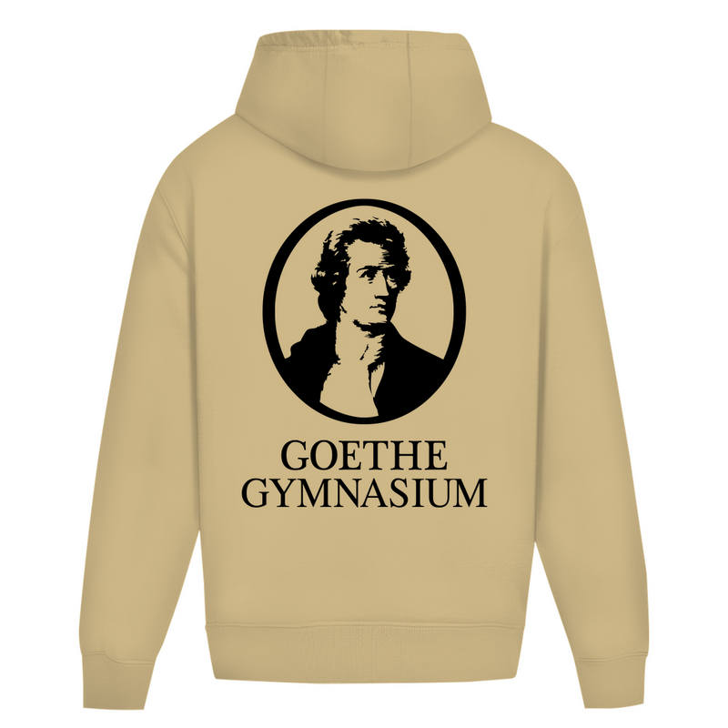 Oversize Hoodie Ohne Kordel Goethe Gymnasium white-zoom-
