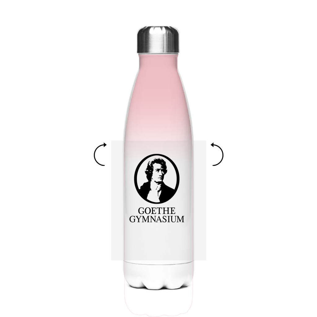Edelstahl-Thermoflasche Goethe Gymnasium black-10