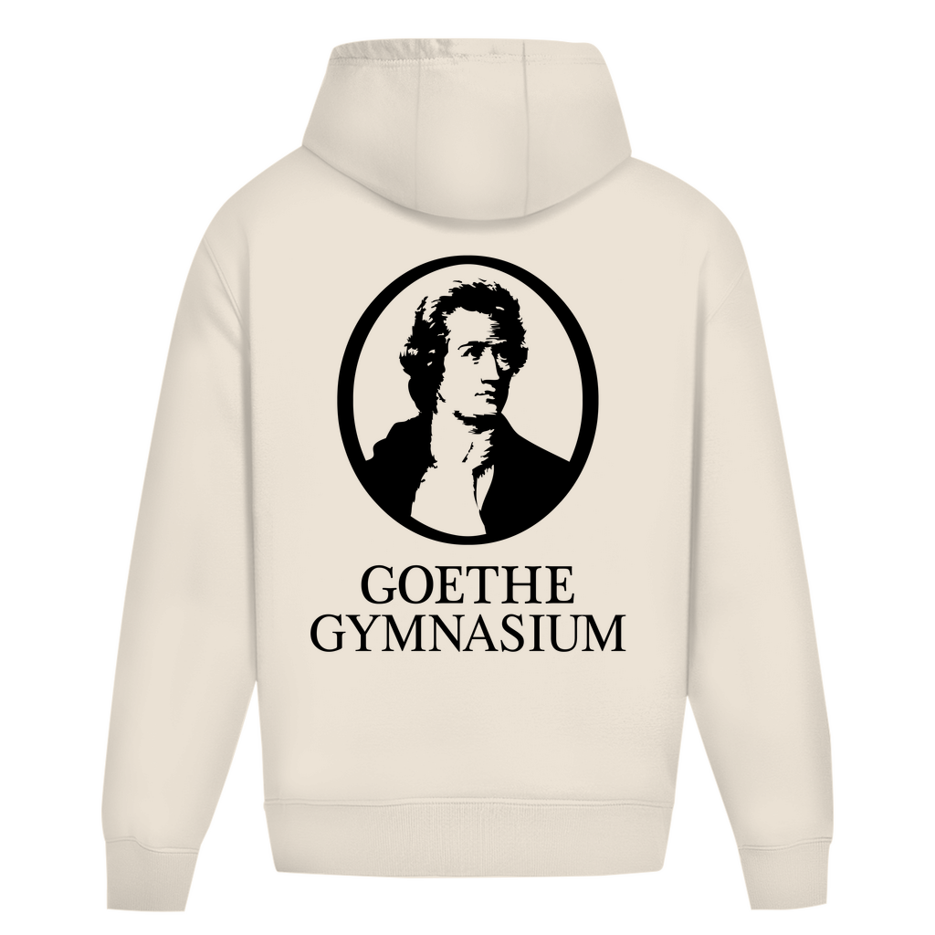 Oversize Hoodie Ohne Kordel Goethe Gymnasium white-zoom-6