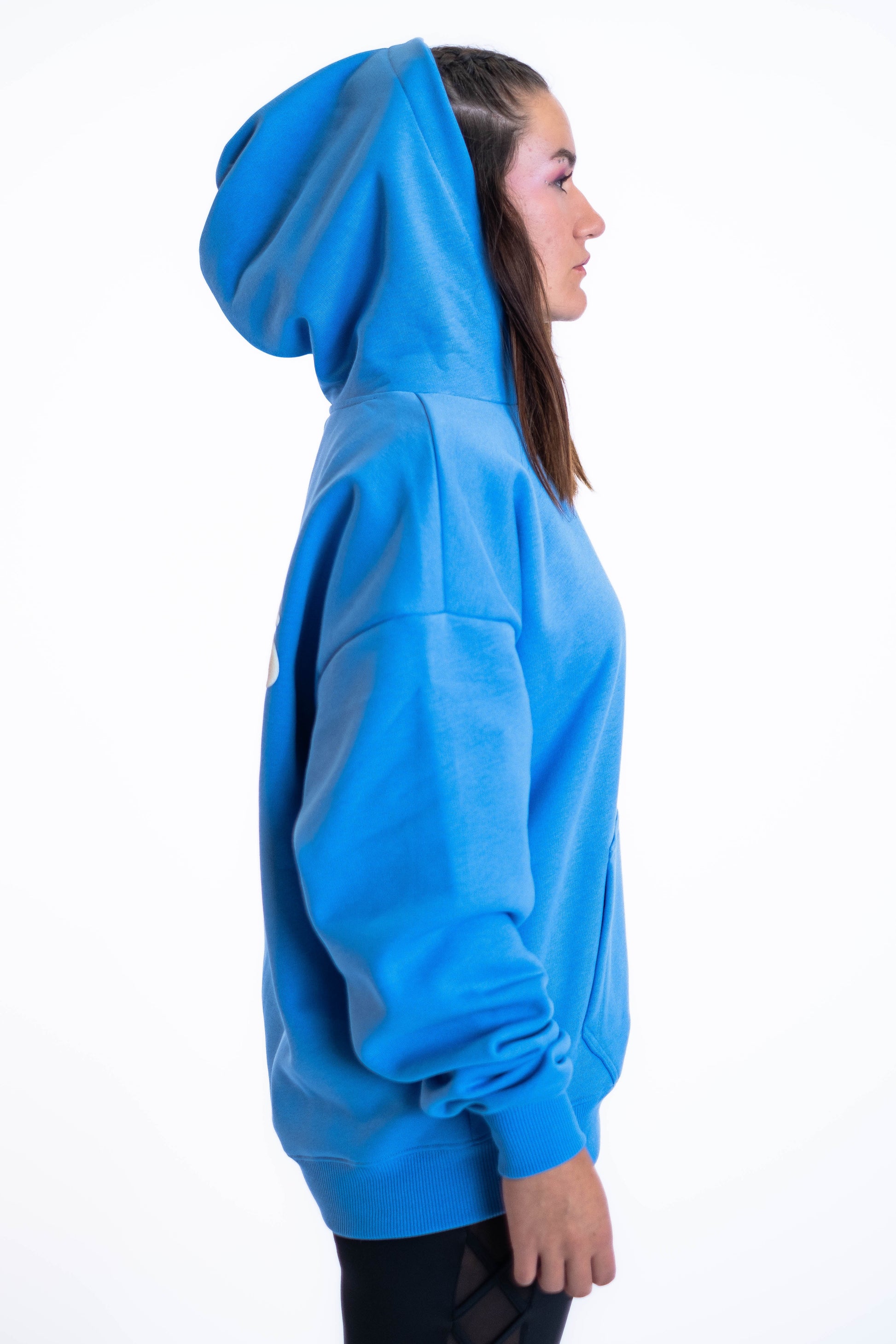 Oversized Hoodie „Cheers to us“ - Blau-7