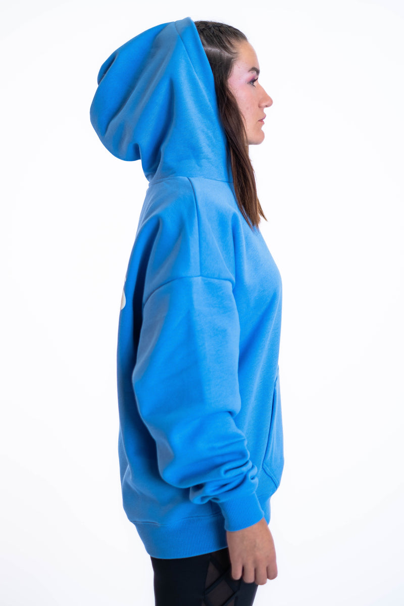 Oversized Hoodie „Cheers to us“ - Blau-zoom-