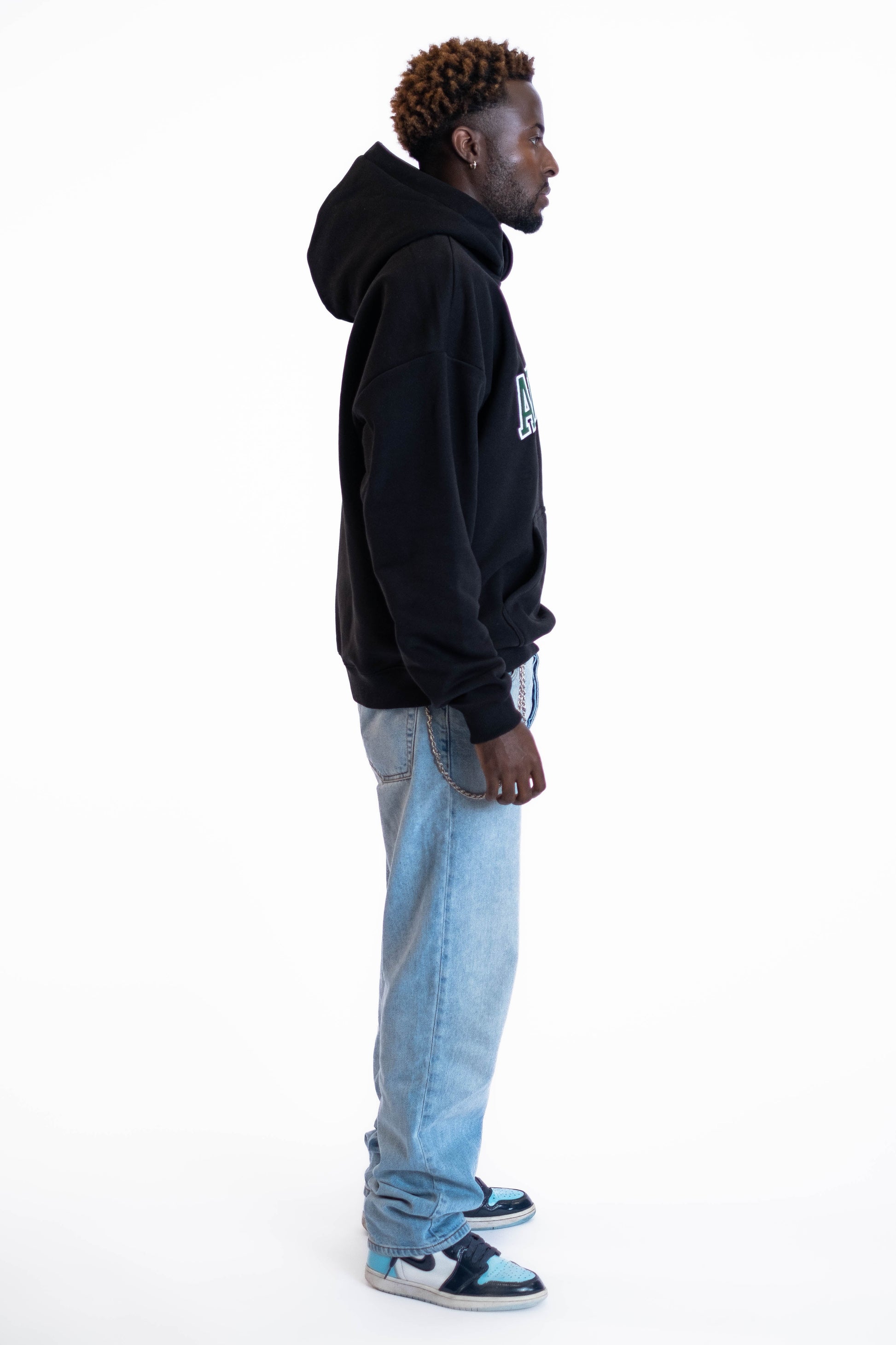 Oversized Hoodie „Abitur“ - Schwarz-3