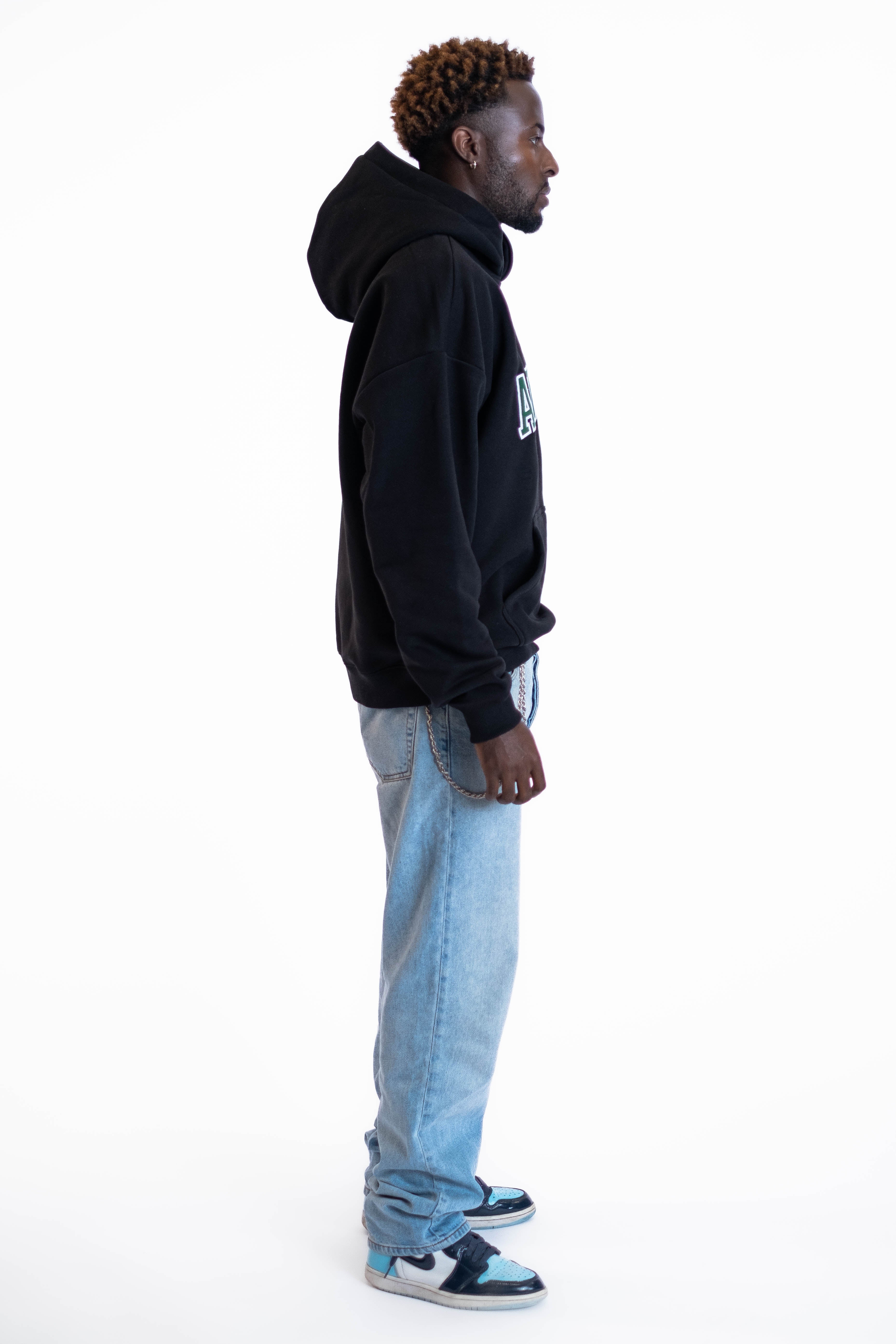 Oversized Hoodie „Abitur“ - Schwarz-zoom-3