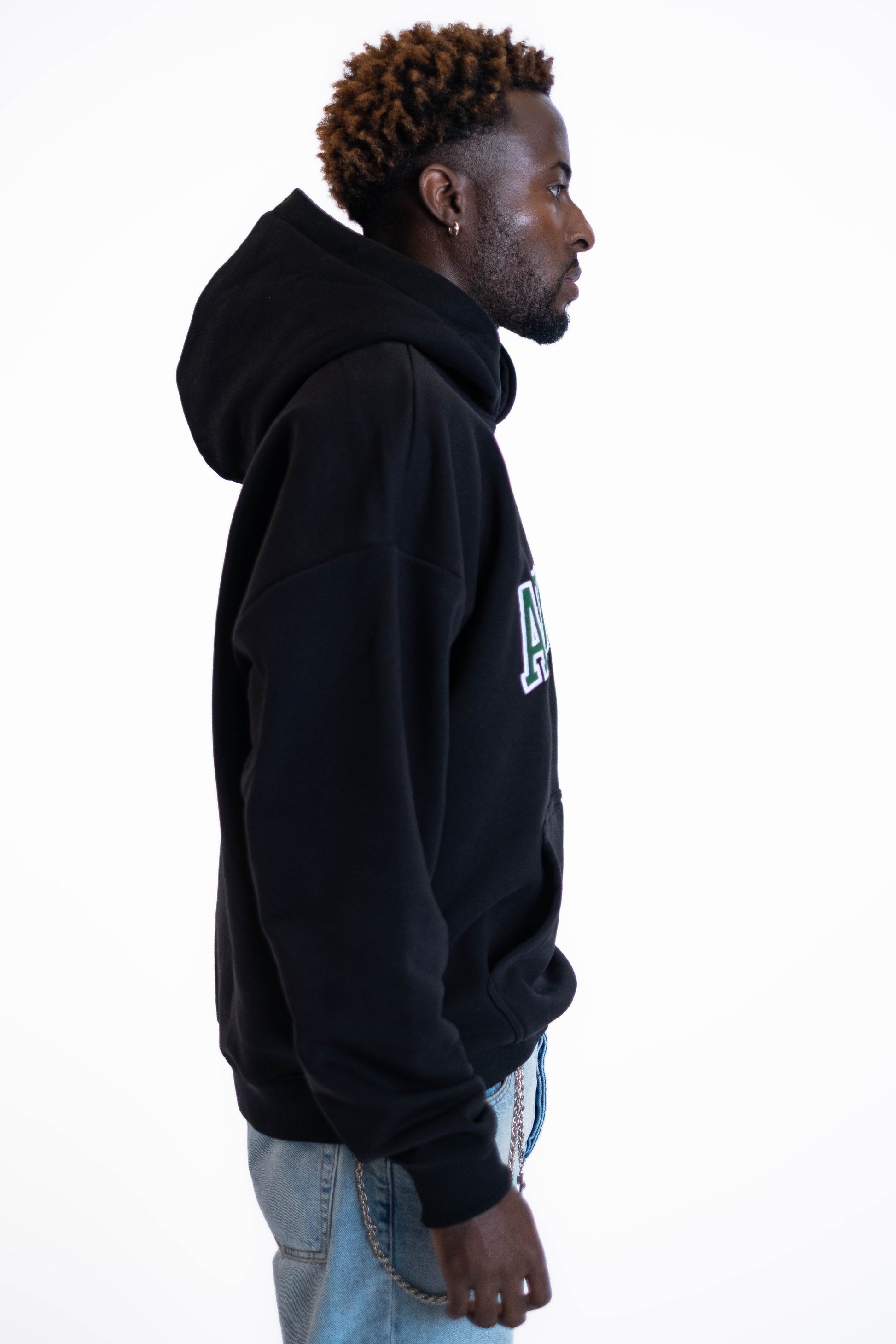 Oversized Hoodie „Abitur“ - Schwarz-4