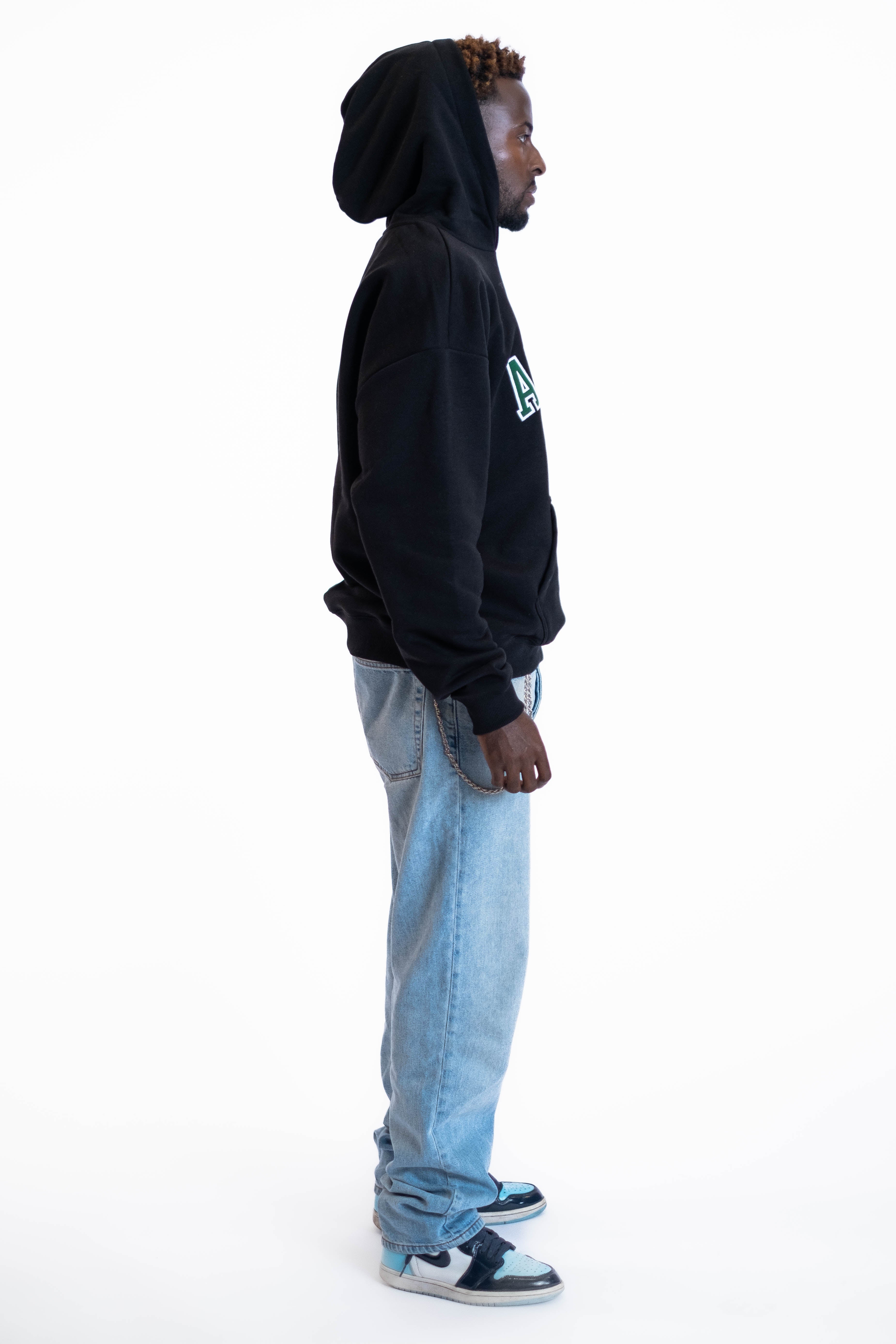Oversized Hoodie „Abitur“ - Schwarz-zoom-5