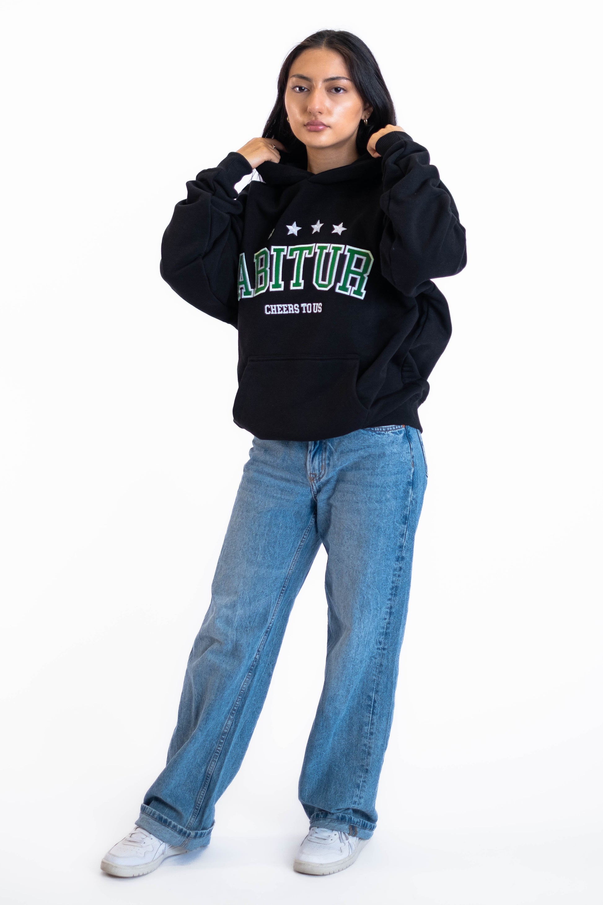 Oversized Hoodie „Abitur“ - Schwarz-10