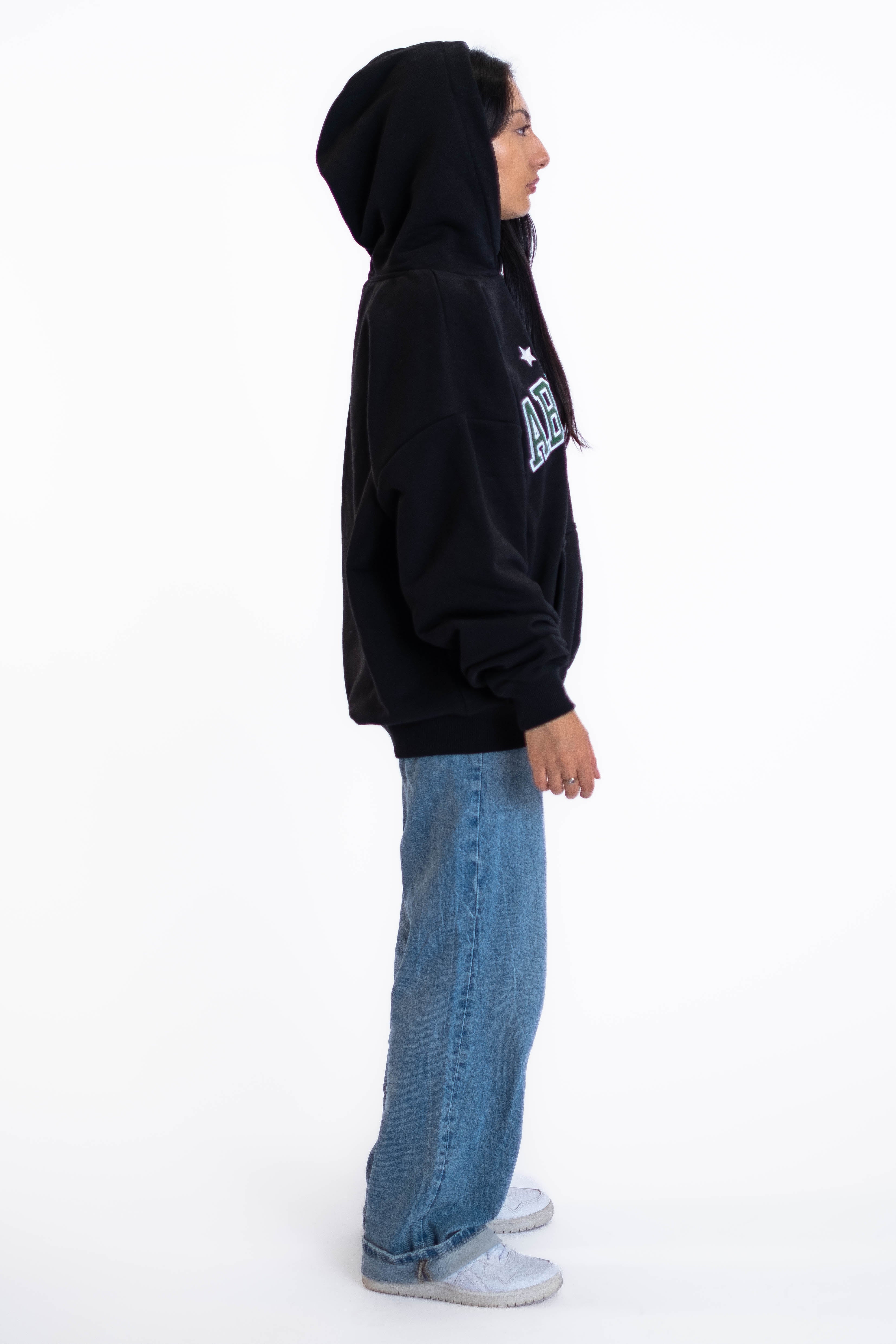 Oversized Hoodie „Abitur“ - Schwarz-zoom-14
