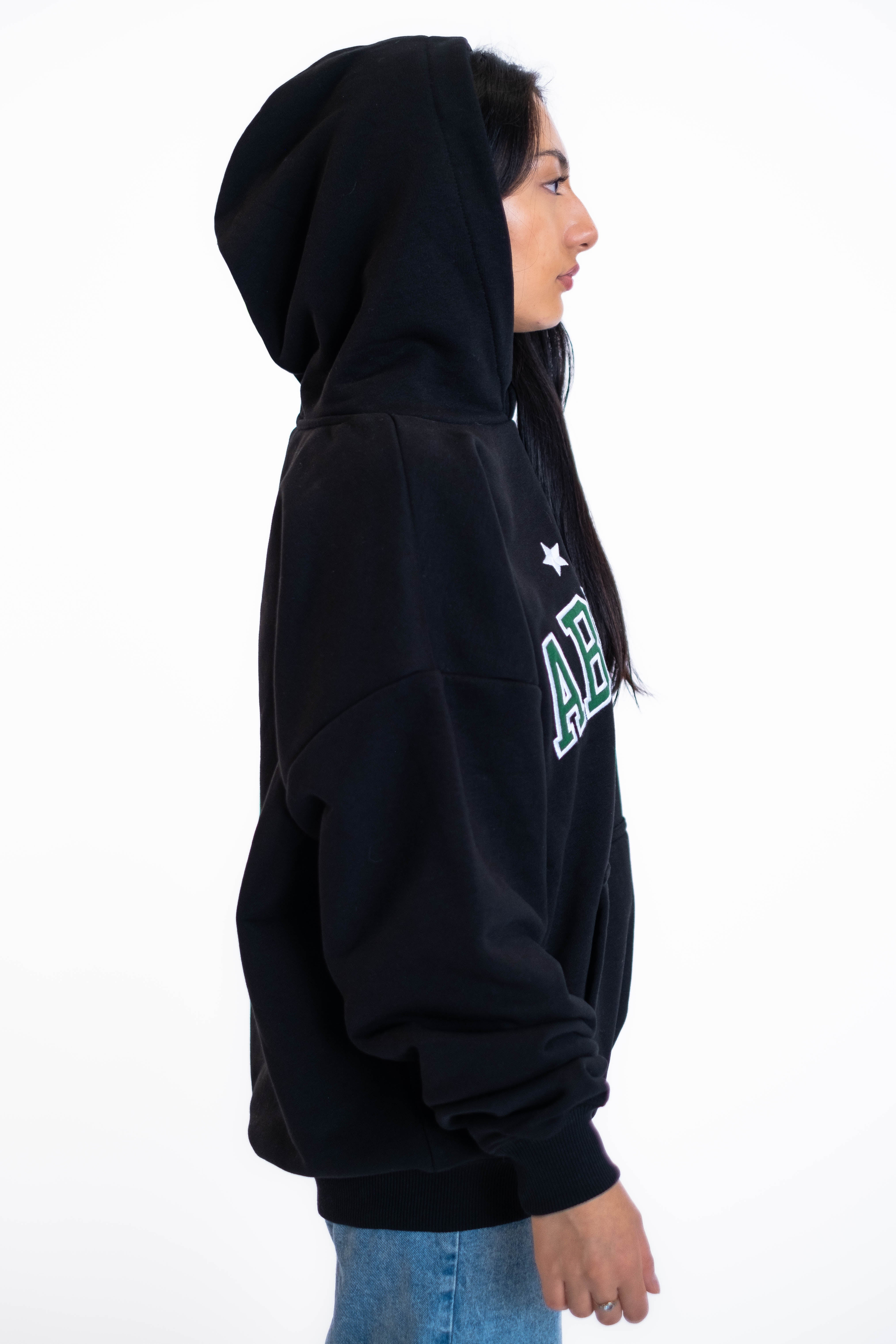 Oversized Hoodie „Abitur“ - Schwarz-zoom-15