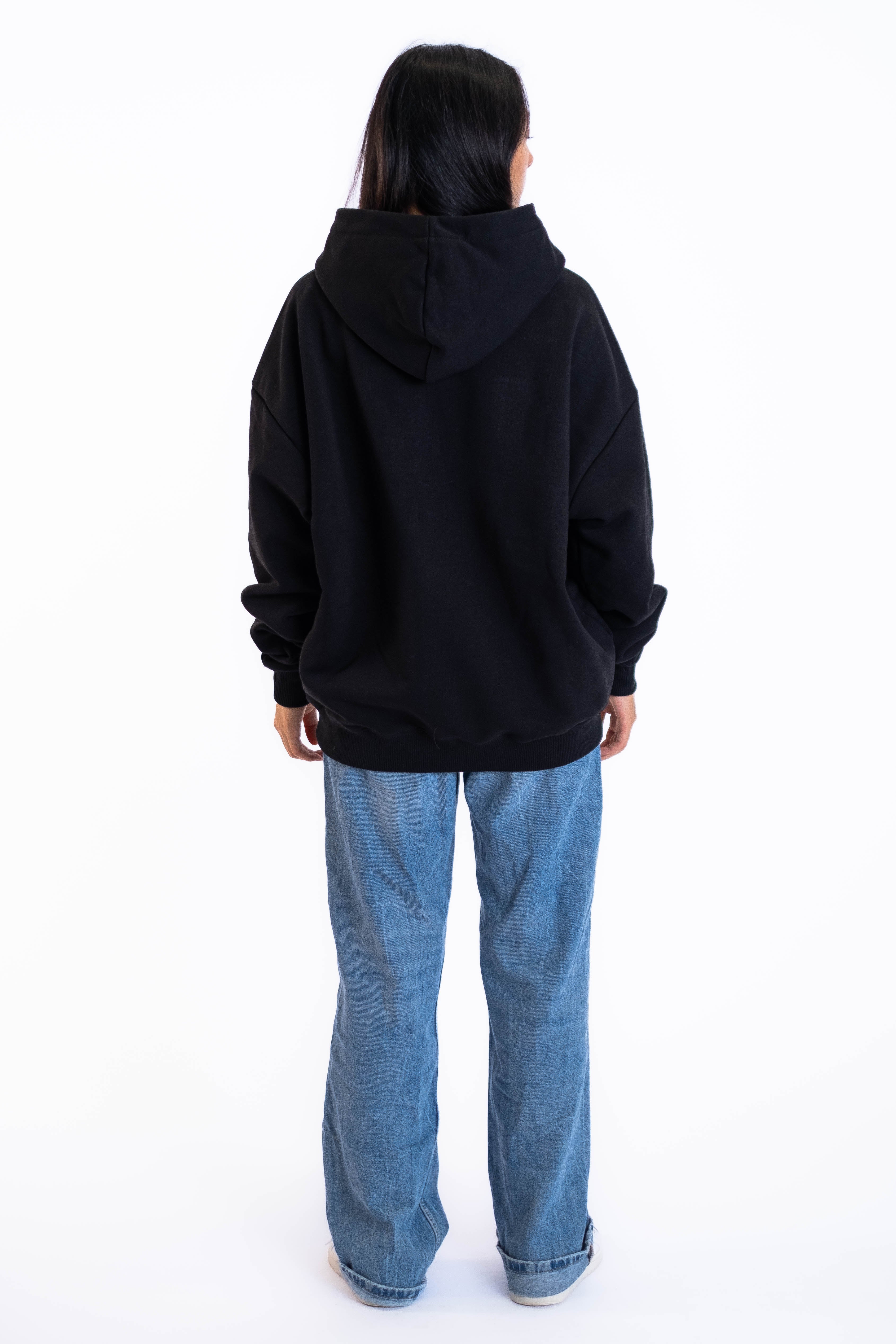 Oversized Hoodie „Abitur“ - Schwarz-zoom-16