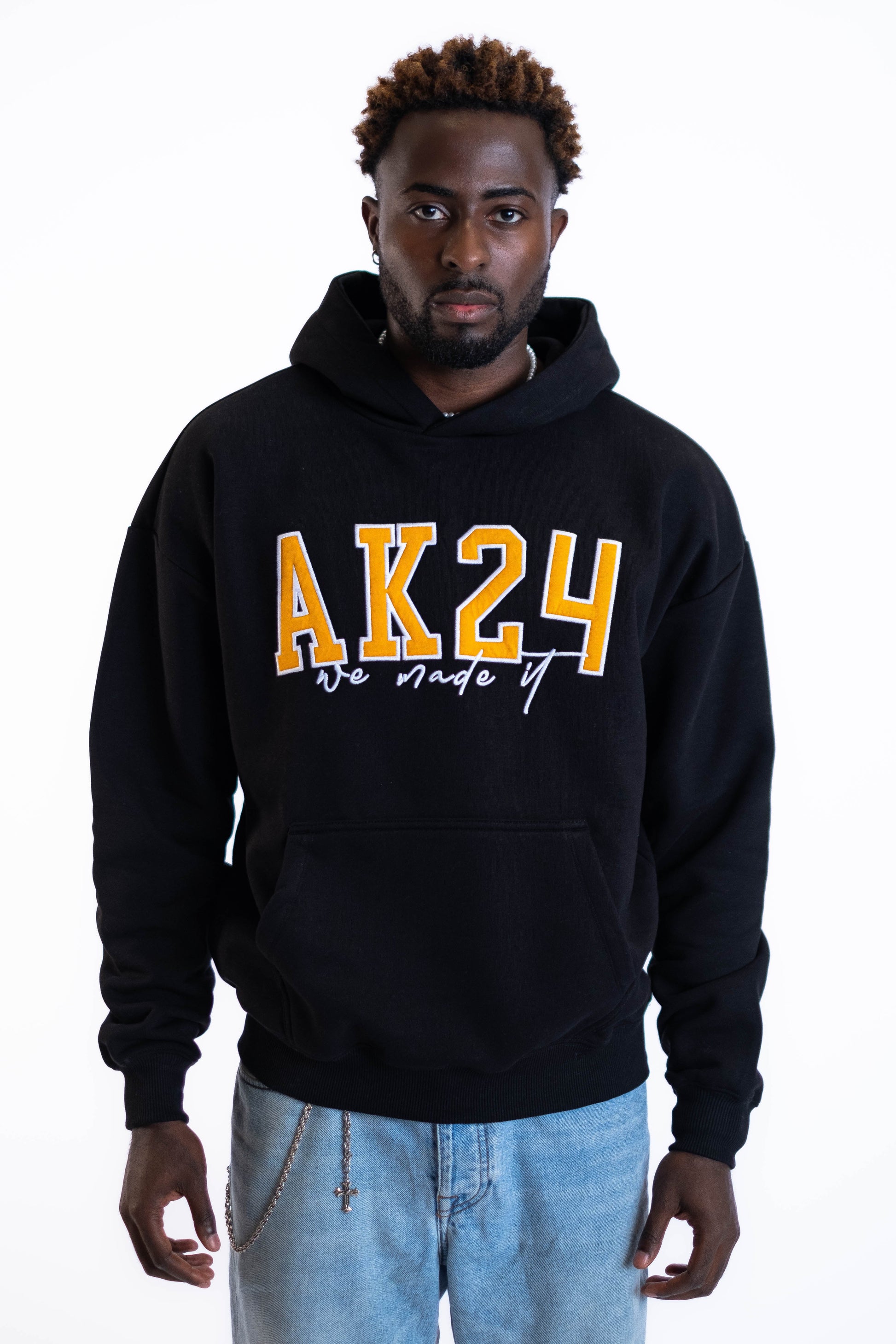 Oversize Hoodie „AK24“ - Schwarz-10