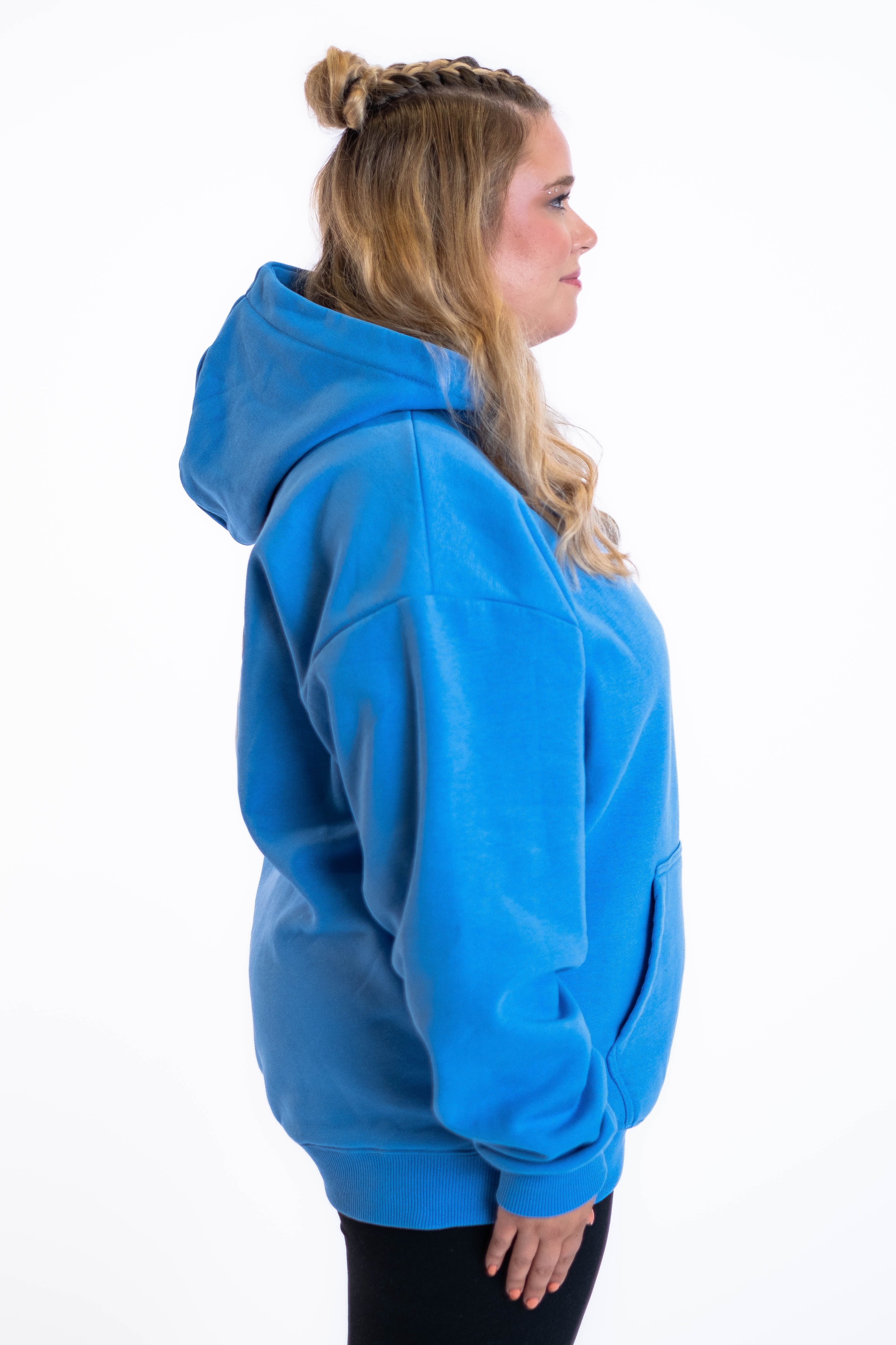 Oversized Hoodie „Cheers to us“ - Blau-zoom-12