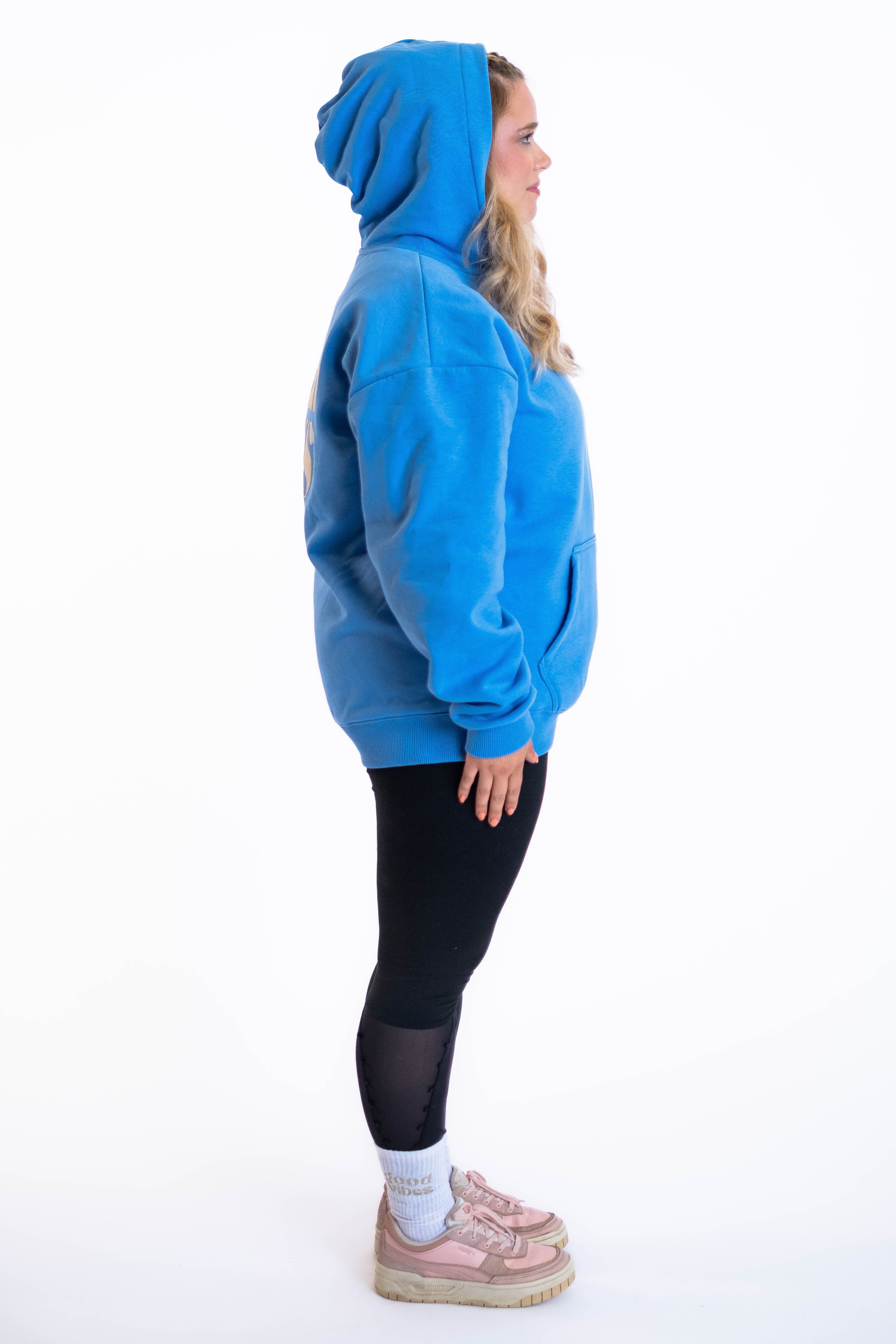Oversized Hoodie „Cheers to us“ - Blau-zoom-13