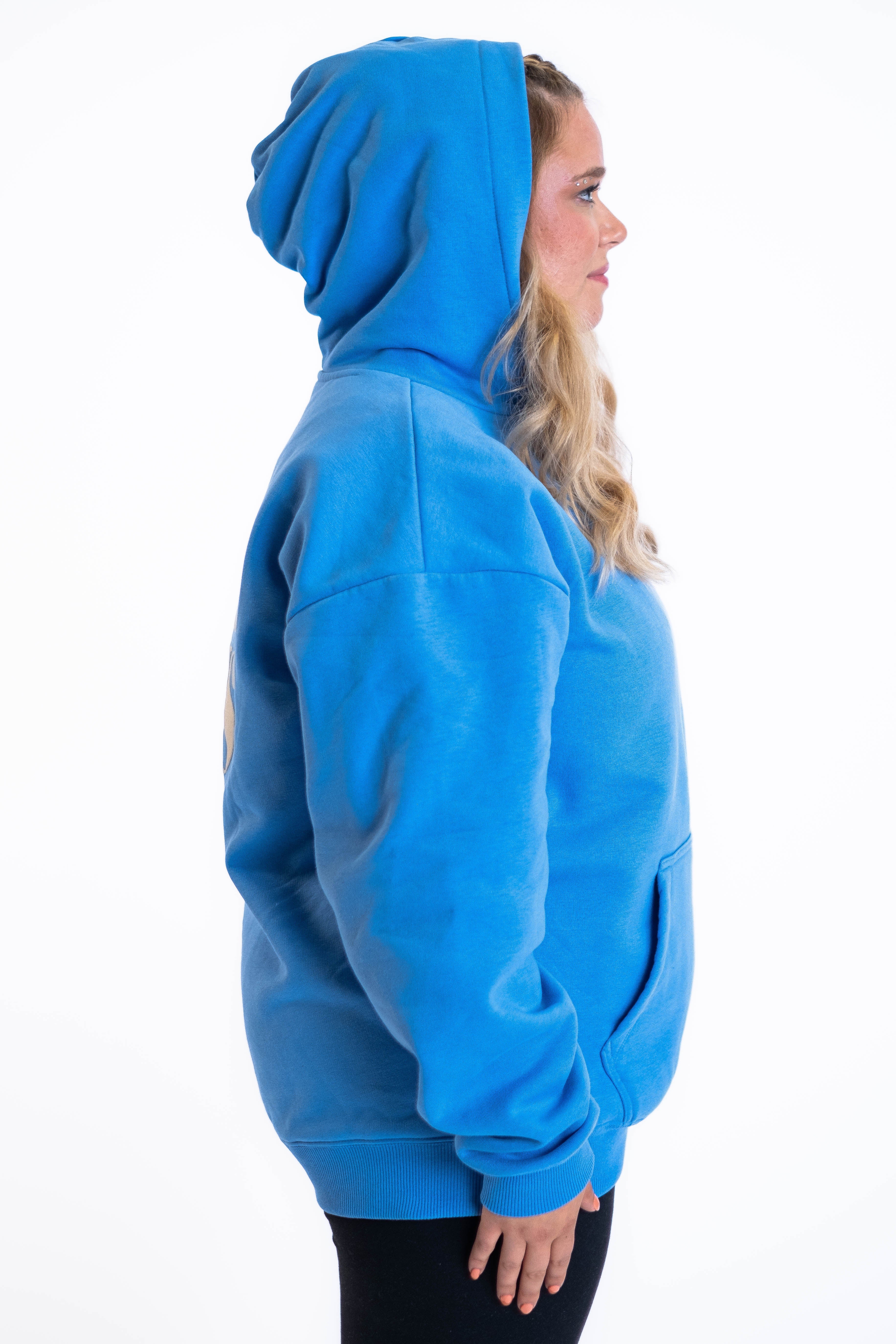 Oversized Hoodie „Cheers to us“ - Blau-zoom-14