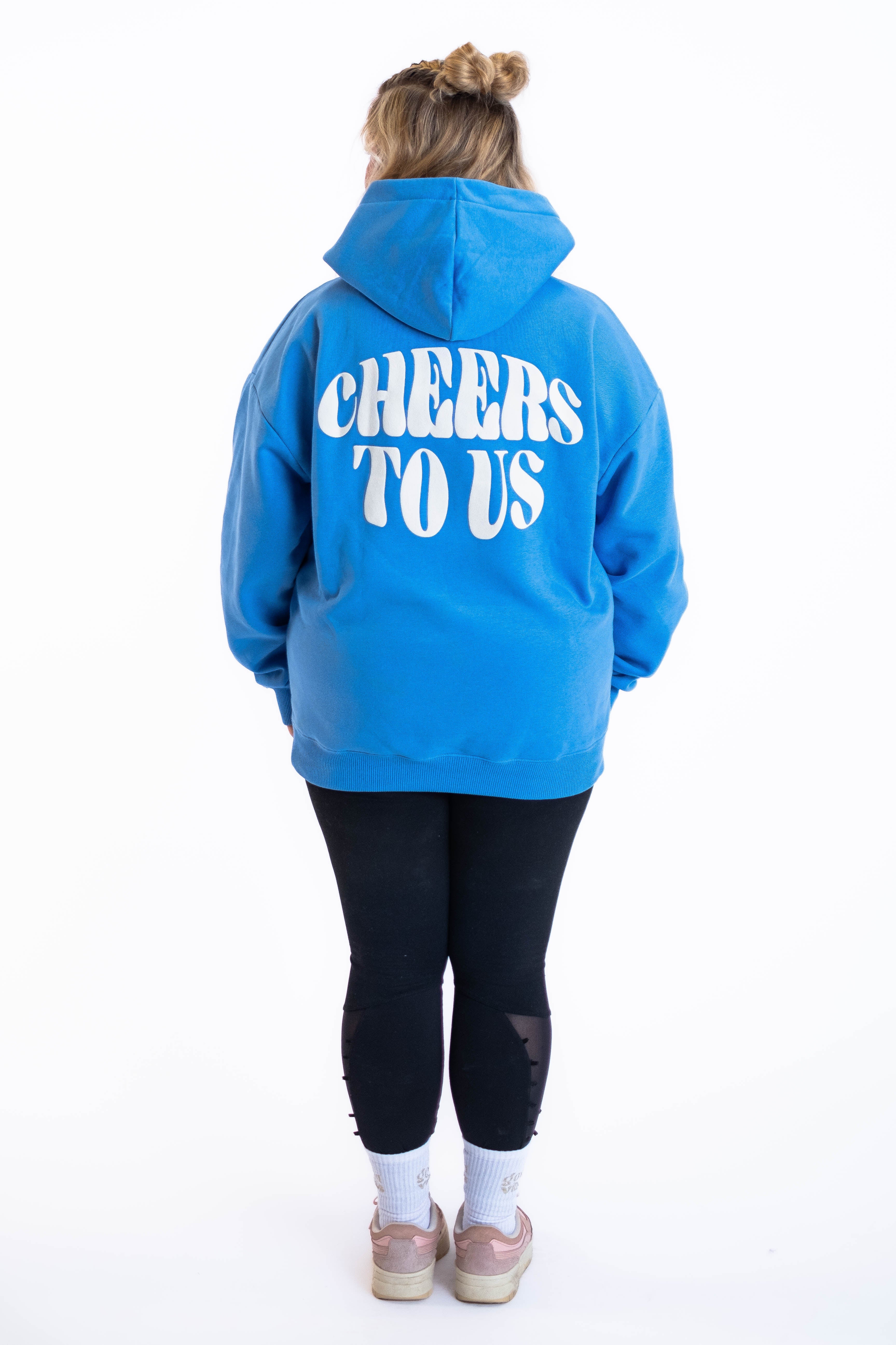 Oversized Hoodie „Cheers to us“ - Blau-zoom-15