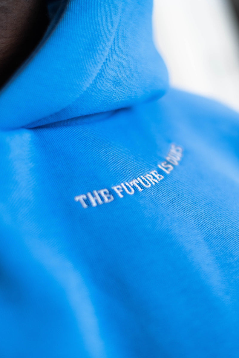 Oversized Hoodie „Planet“ - Blau-zoom-