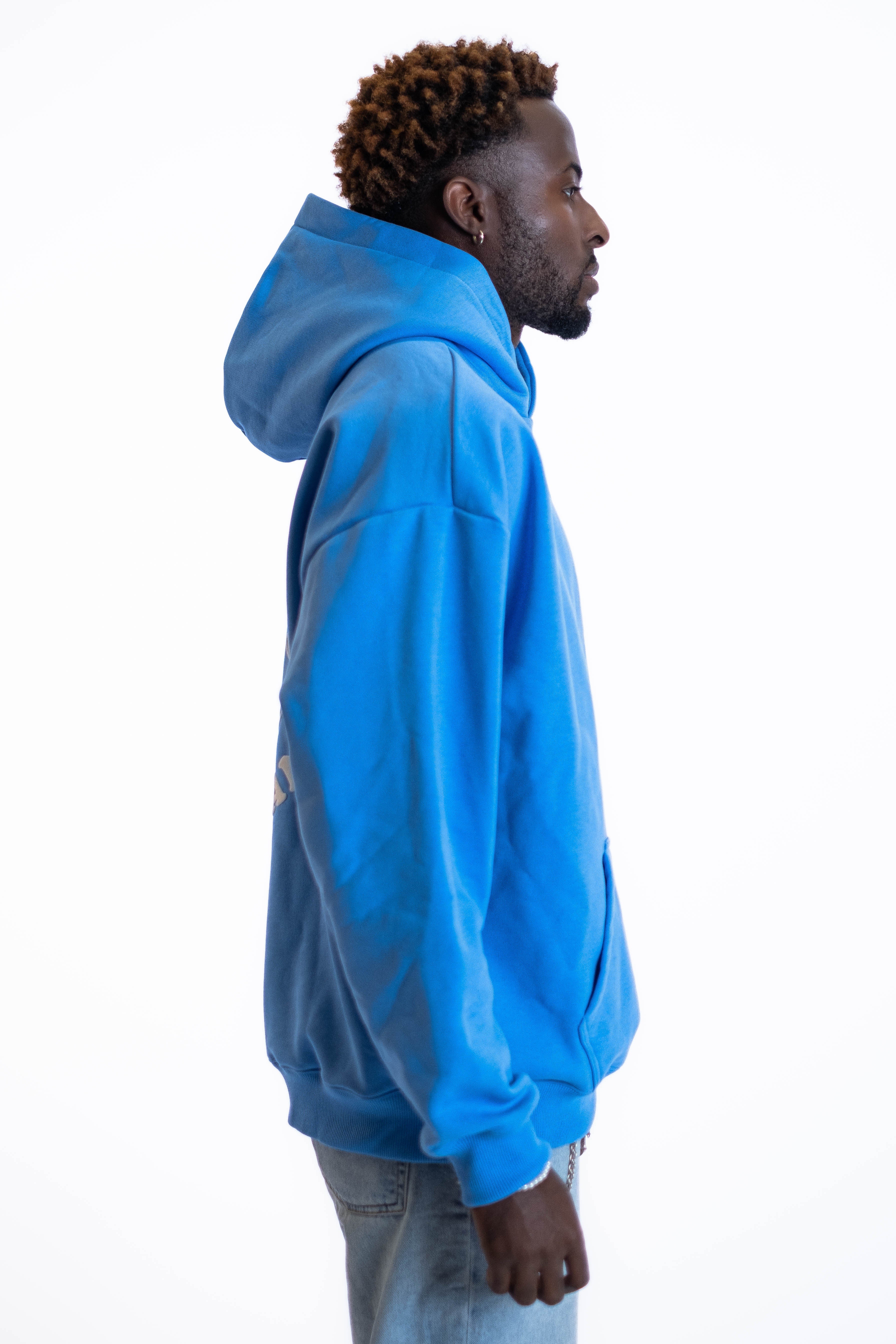 Oversized Hoodie „Planet“ - Blau-zoom-5
