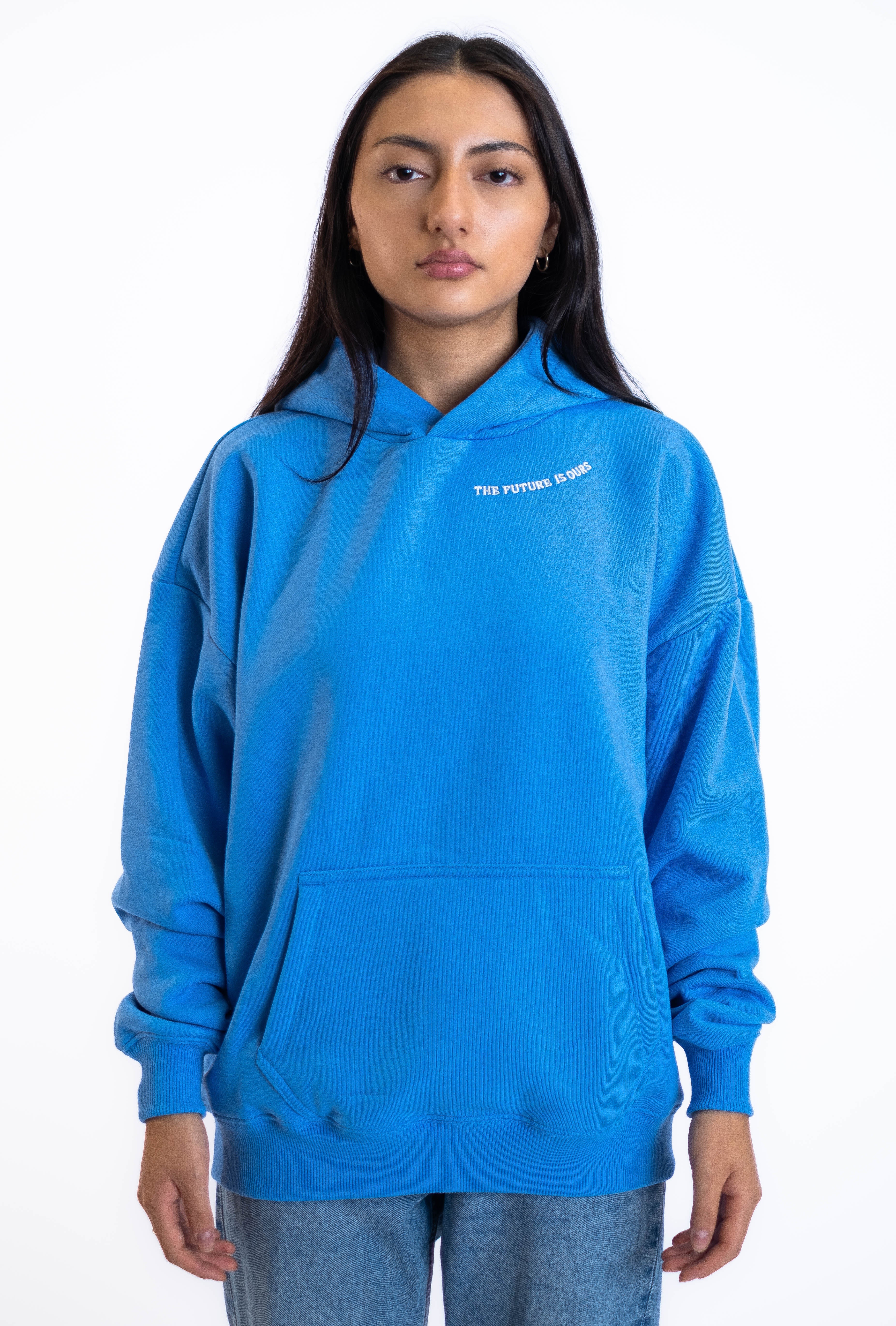 Oversized Hoodie „Planet“ - Blau-zoom-12