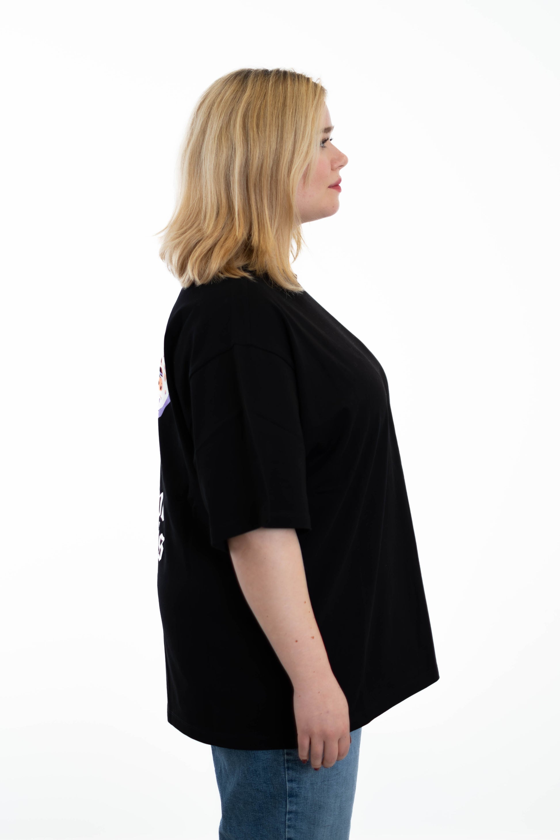 Oversized Tee „all we have is now“ - Black-2