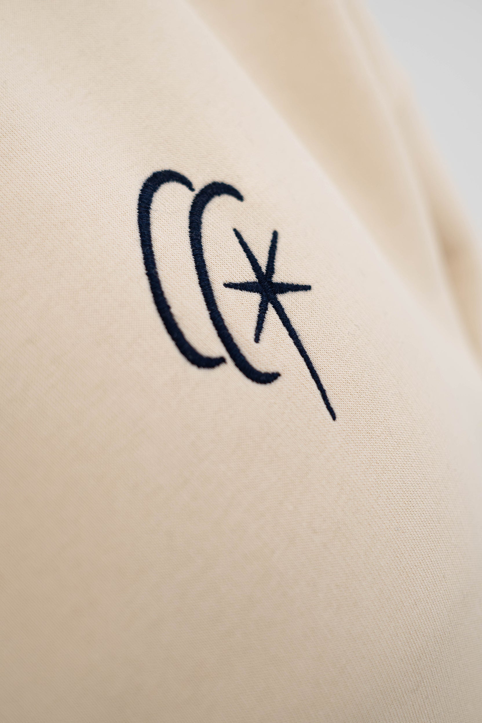 Oversized Hoodie „Future" - Beige-zoom-5