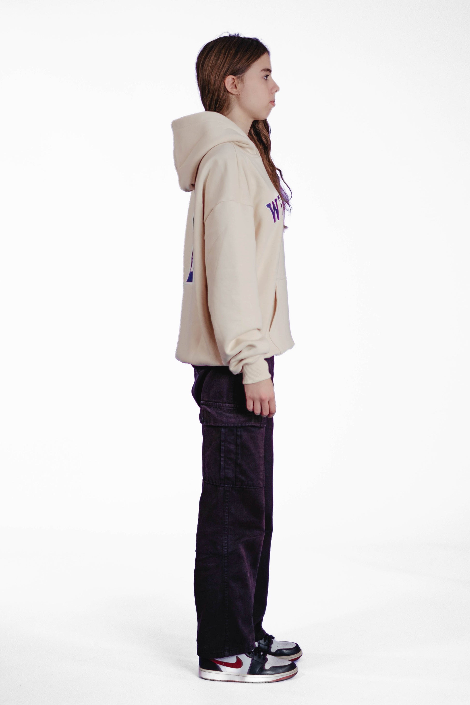 Oversize Hoodie „We made it“ - Beige-5