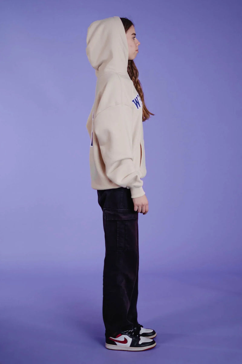 Oversize Hoodie „We made it - Class of 2023“ - Beige-zoom-