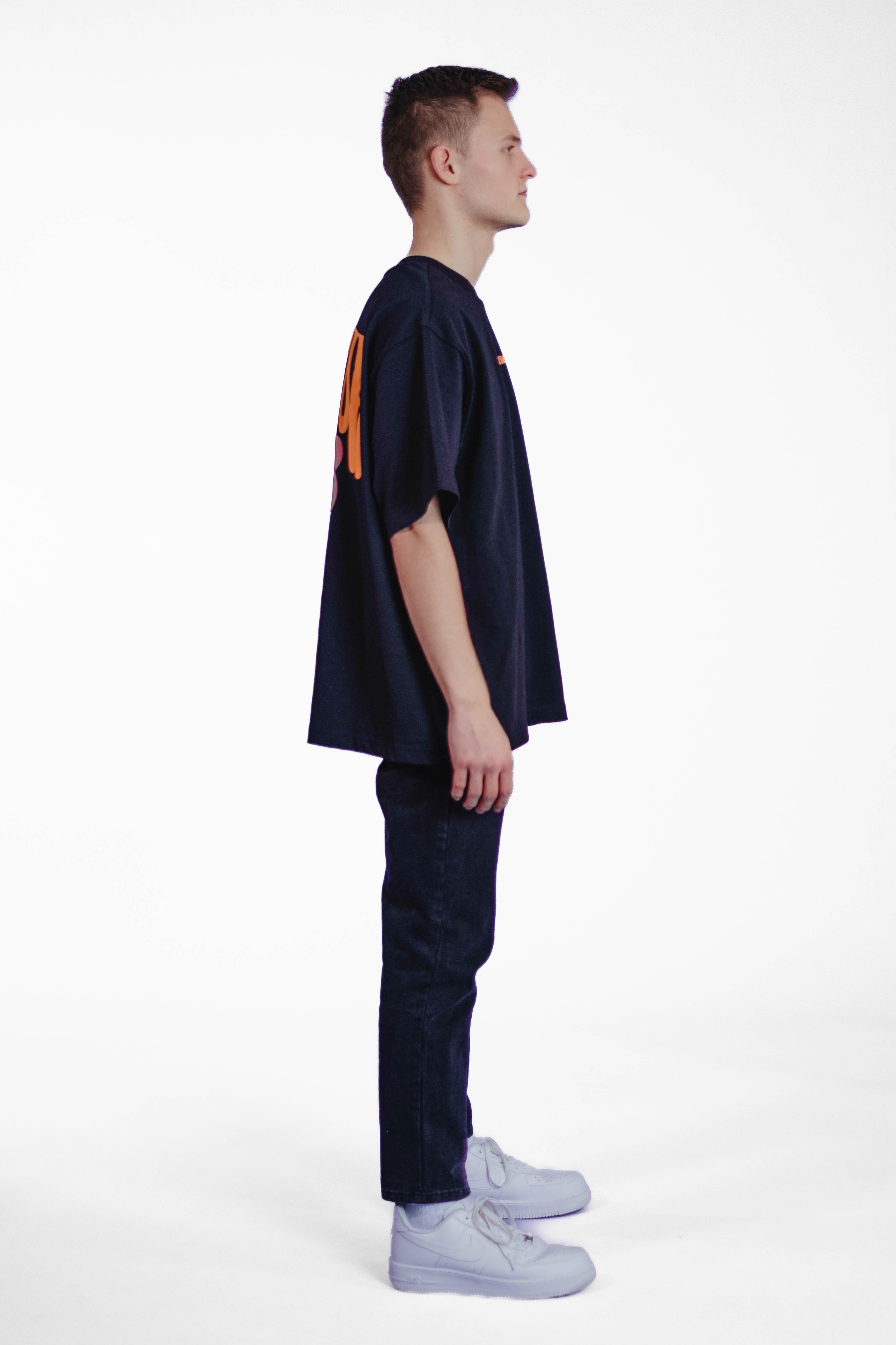 Oversize Tee „We made it“ - Schwarz-zoom-5