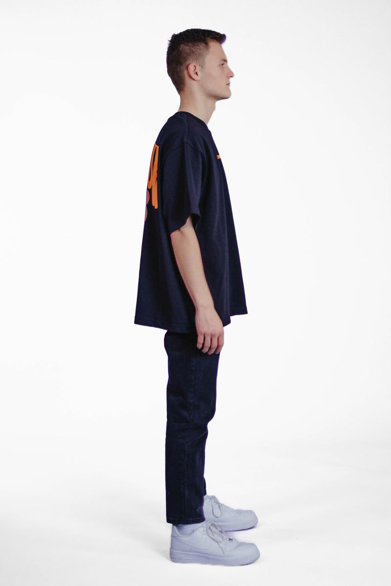 Oversize Tee „We made it“ - Schwarz-zoom-