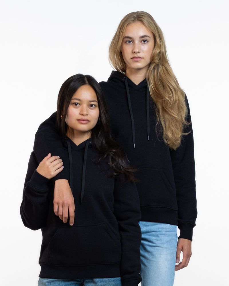 Taillierter Hoodie Elfie black-zoom-