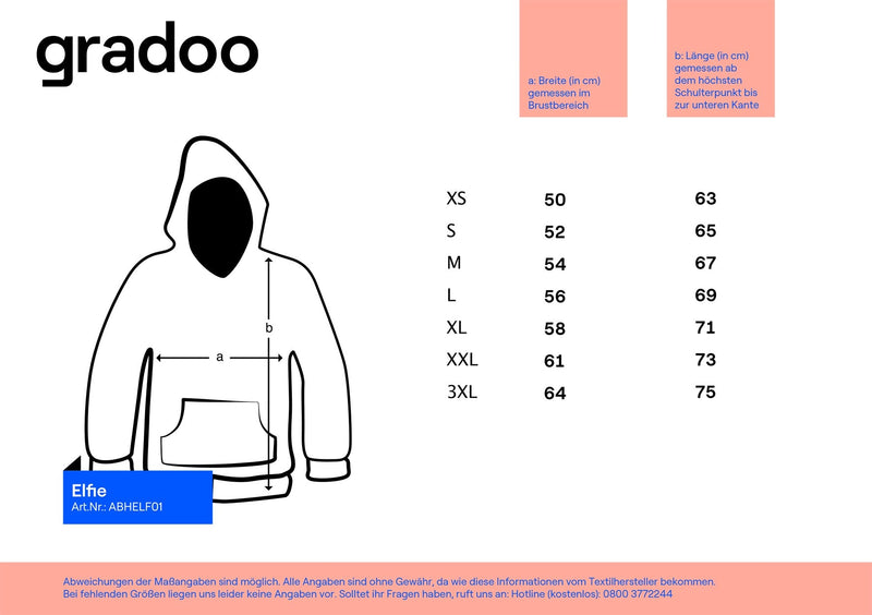 Hoodie Elfie Tailliert-zoom-