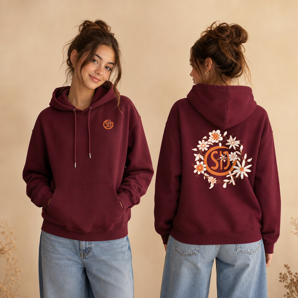 Gamechanger Hoodie – Blümchen Motiv-zoom-1