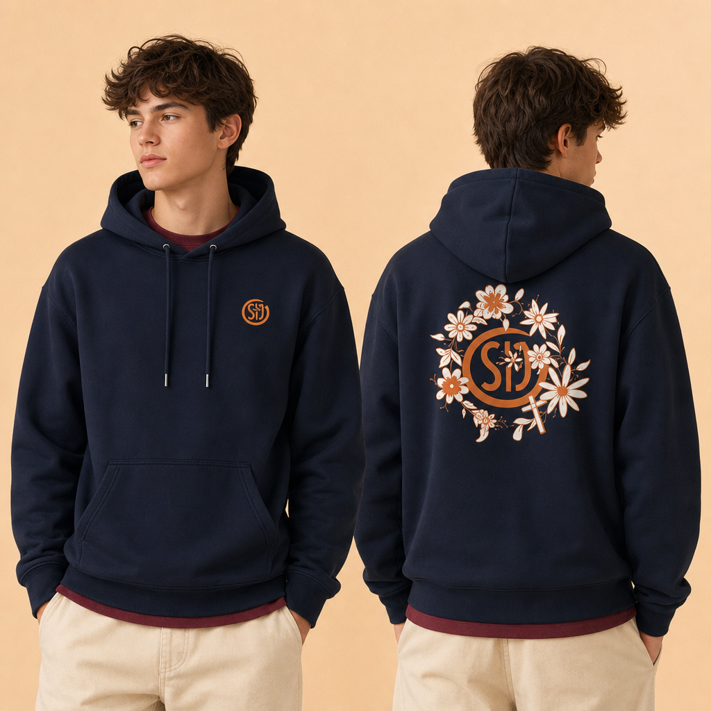 Gamechanger Hoodie – Blümchen Motiv-zoom-2