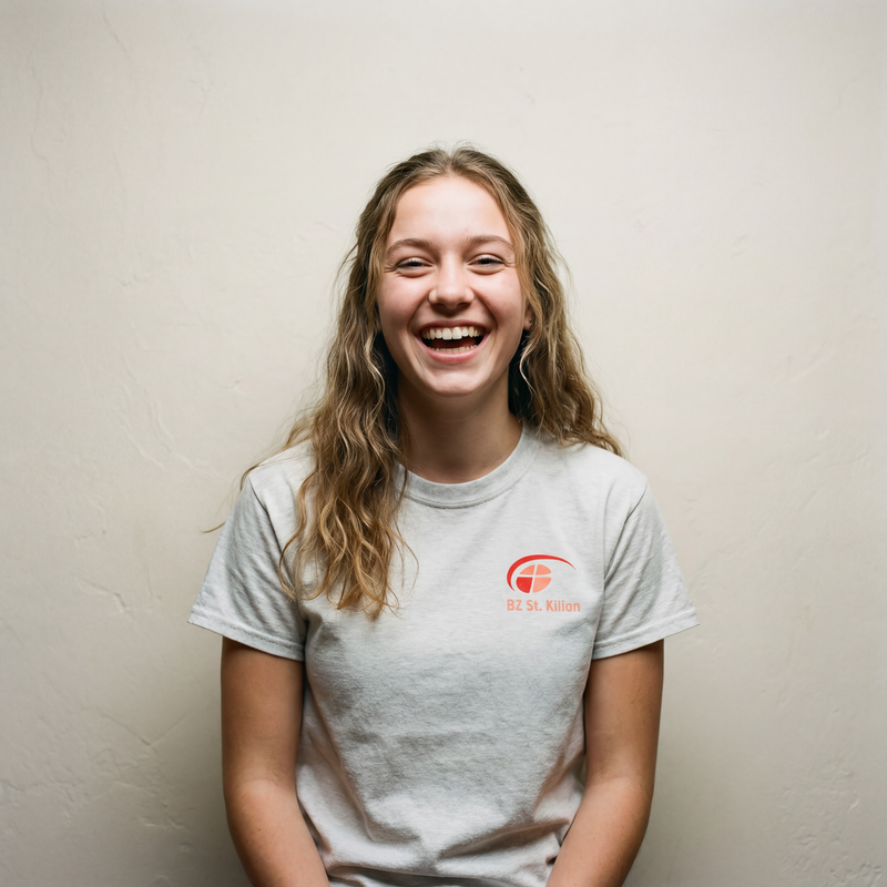Unisex T-Shirt ,,Peter" helles Logo (St. Kilian)-zoom-
